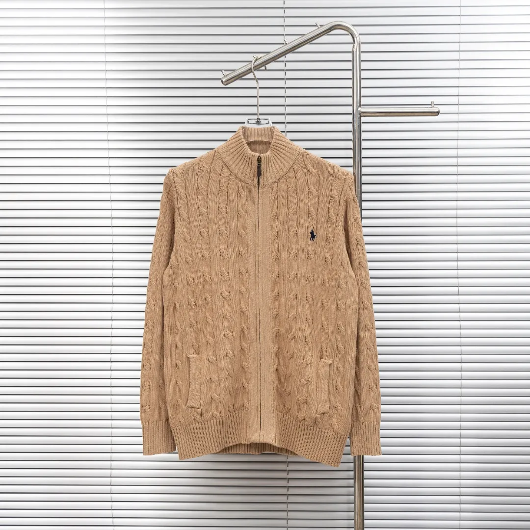 P320 top version (different currencies). You can scan the code to enter the official website. Style: Ralph Lauren POLO Ralph Lauren small label embroidered knitted old money style zipper cardigan jacket. Color: Picture color. Size: S-XL. Fabric: pure cotton. Accessories: full set of customized accessories. No gender distinction. Same style for men and women.